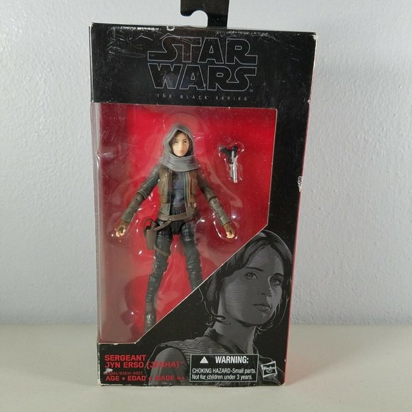 Star Wars Rogue One Figure Black Series Sergeant Jyn Erso Jedha New - Picture 1 of 9